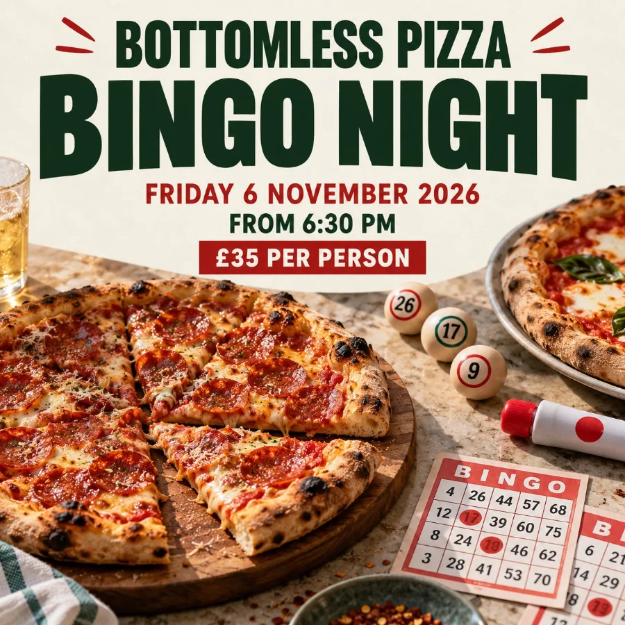 Bottomless Pizza Bingo Night