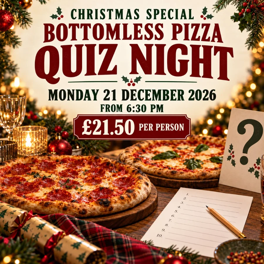Christmas Special Bottomless Pizza Quiz Night